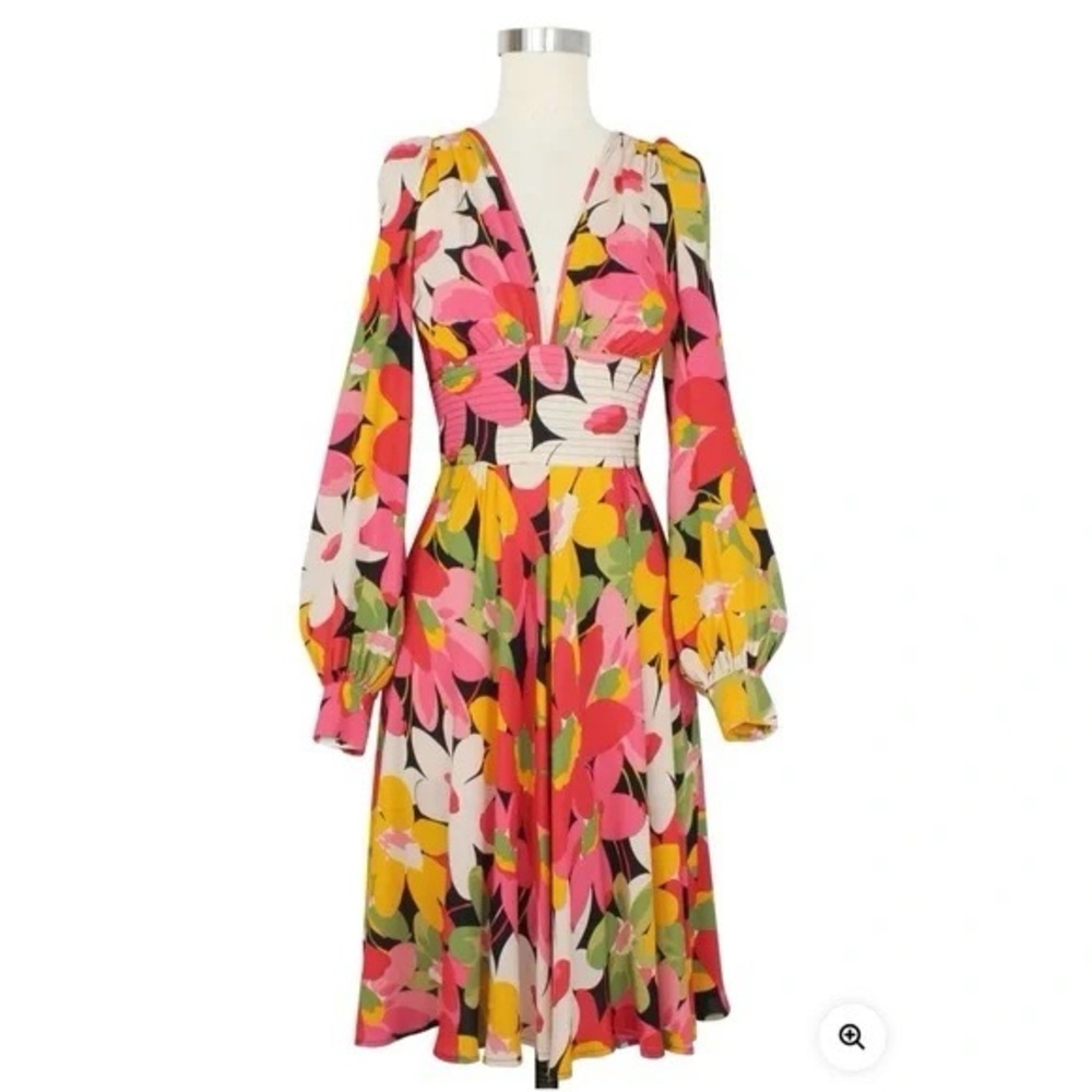 Trashy Diva Multi-Color Floral Long Sleeve Dress